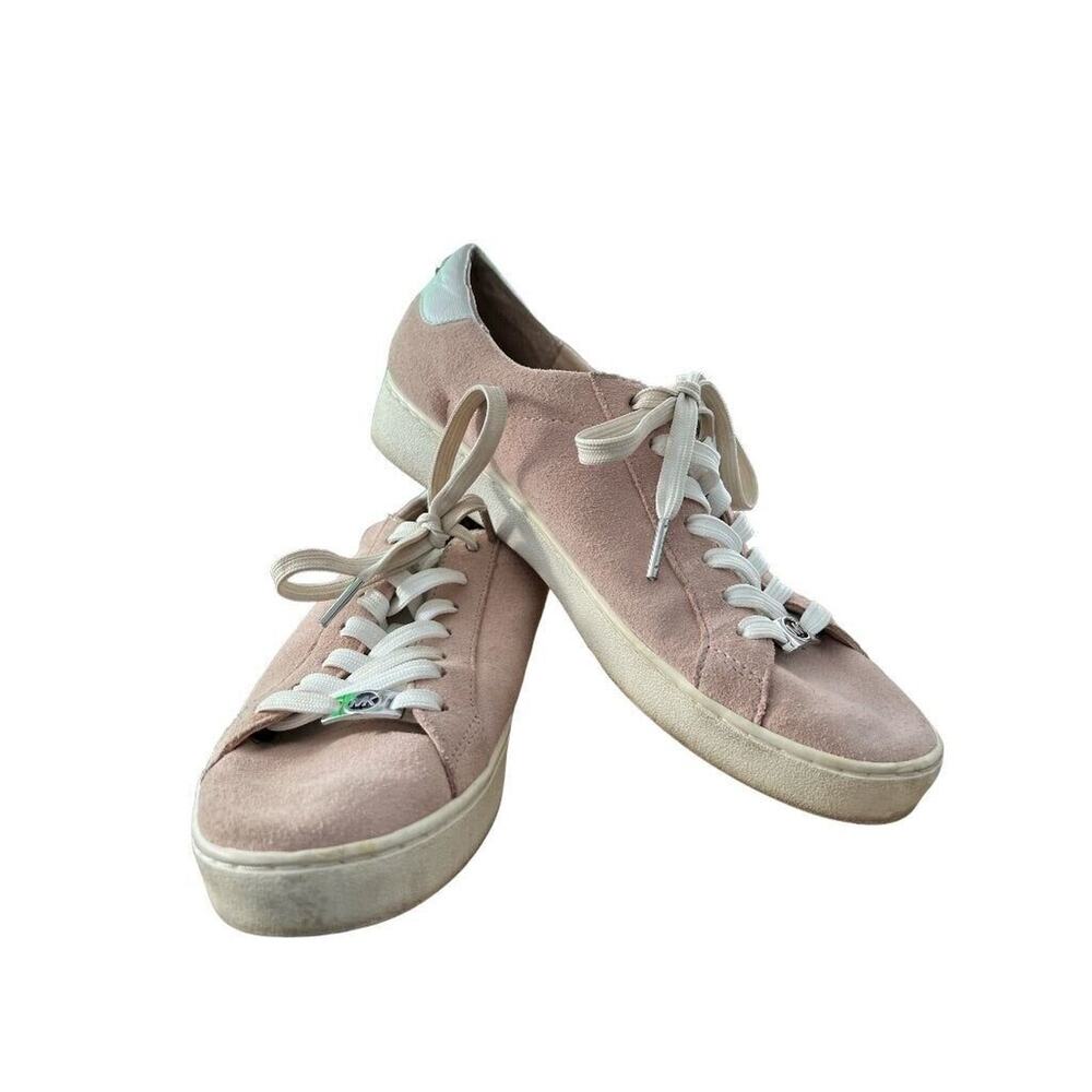8.5 M Michael Kors Blush Pink Suede Sneakers